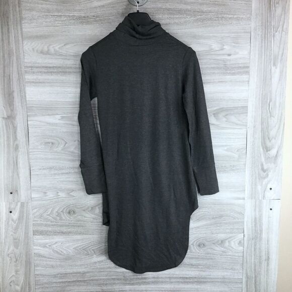 Go Couture Turtleneck High/Low Hem Tunic Sweater - Picture 3 of 3